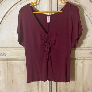 Maroon Top